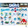 200 Files The Smurfs Bundle SVG Design