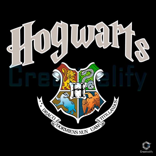 Harry Potter Movie Hogwarts Logo PNG File