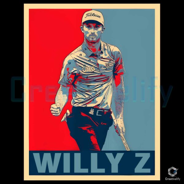 Willy Z Golfer Will Zalatoris PNG File Digital