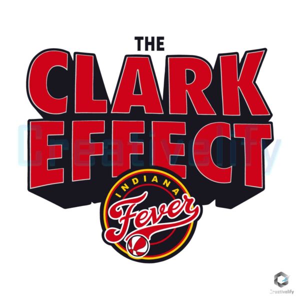 The Clark Effect Indiana Fever Basketball SVG