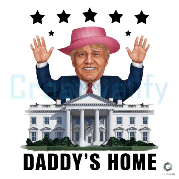 White House Daddys Home Trump PNG File