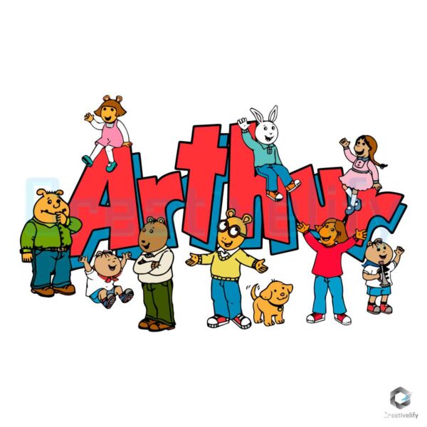 Arthur And Friends TV Series SVG File Design