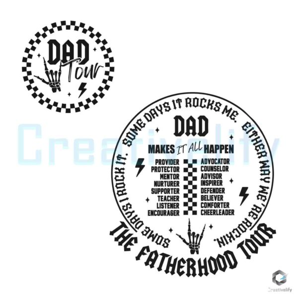The Fatherhood Tour Makes It All Happen SVG