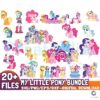 20 Files My Little Pony SVG Bundle