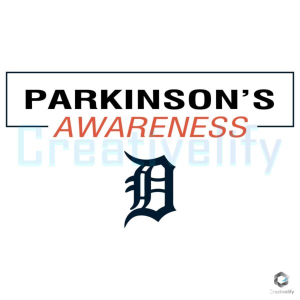 Parkinsons Awareness Detroit Tigers Baseball SVG