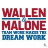 Wallen Malone Teamwork Makes SVG File