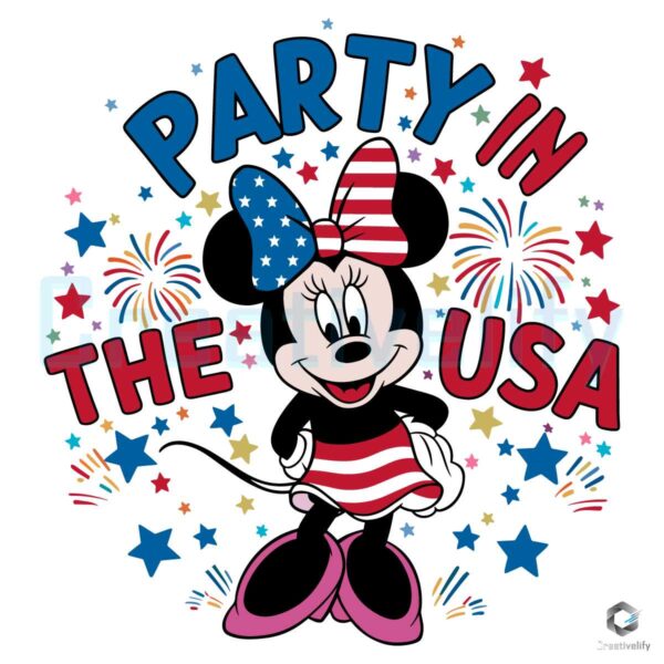 Disney Independence Day Party In The USA SVG