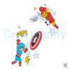 Marvel Captain America and Iron Man SVG