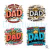 Dad Crown Graffiti Fathers Day SVG PNG Bundle