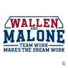 Team Work Makes The Dream Work Post Malone SVG