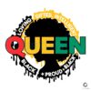 Black Women Queen Happy Juneteenth SVG