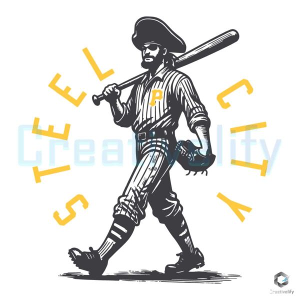 Steel City Pittsburgh Pirates Gameday SVG File