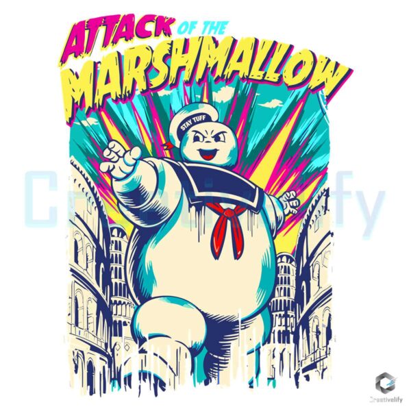 Attack Of The Marshmallow Ghostbusters Movie PNG