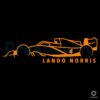 Lando Norris F1 Racing Driver SVG File Digital