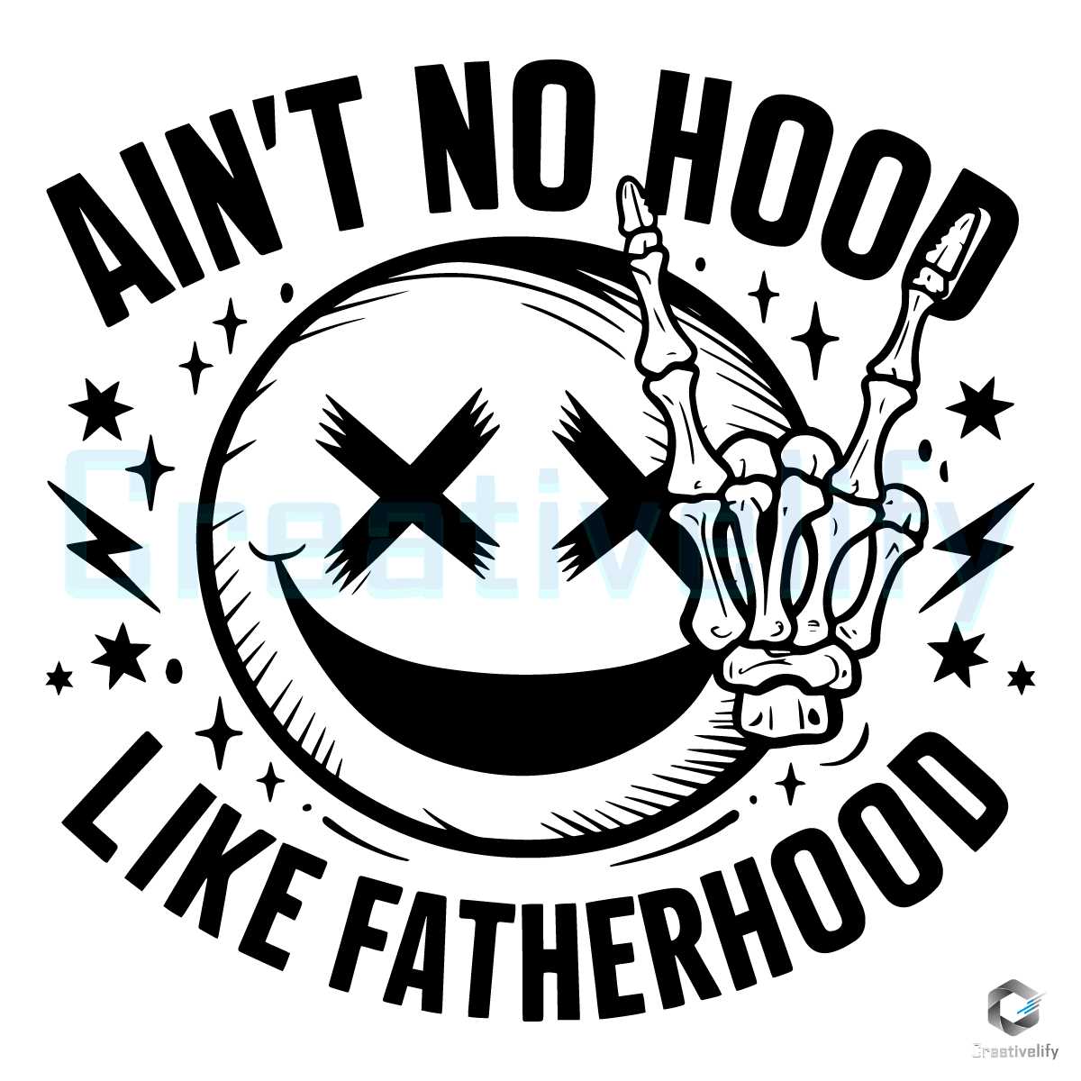 Aint No Hood Like Fatherhood Dad SVG