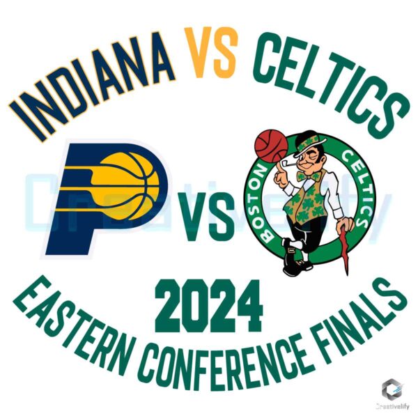Indiana Pacers vs Boston Celtics Eastern Conference SVG