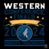 Minnesota 2024 Western Conference Finals SVG