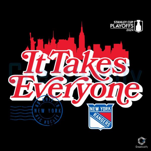 Take Everyone NY Rangers 2024 Stanley Cup SVG