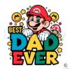 Best Dad Ever Super Mario Gamer SVG