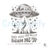 Did You Really Beam Me Up Lyrics SVG File