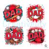 Baseball Dad Team Game Day PNG Bundle