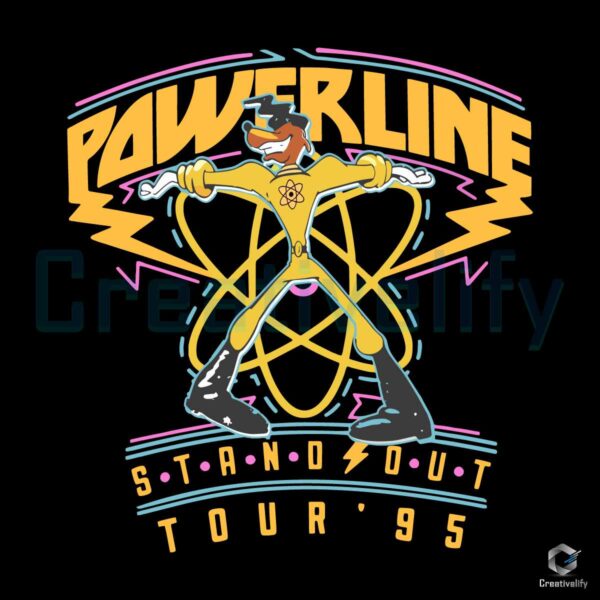 Disney Goofy Powerline Stand Out Tour 95 SVG