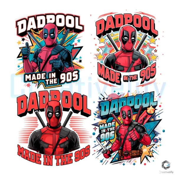 Dadpool Fathers Day Deadpool PNG Bundle