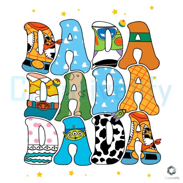 Disney Dad Life Toy Story Dada SVG File Design