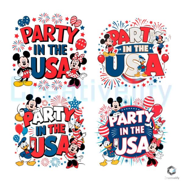 4th Of July Party In The USA SVG File Bundle