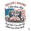 Wallen and Malone Cowboy I Had Some Help SVG