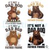 Its Not A Dad Bod Father Figure PNG Bundle
