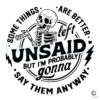 Some Things Are Better Left Unsaid Skeleton SVG