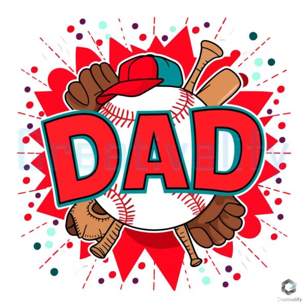 Baseball Dad Softball Dad Life PNG File Digital