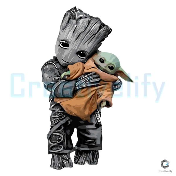 Groot And Baby Yoda Star Wars SVG File