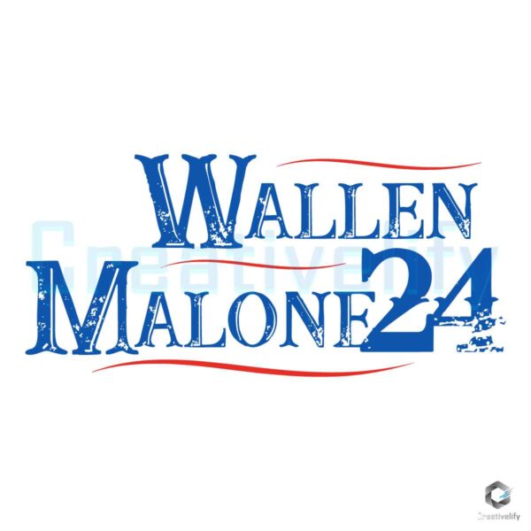Wallen Morgan 24 Campaign Country Music SVG