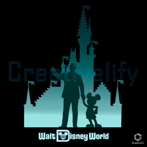 Walt Disneyworld And Mickey Partners SVG File