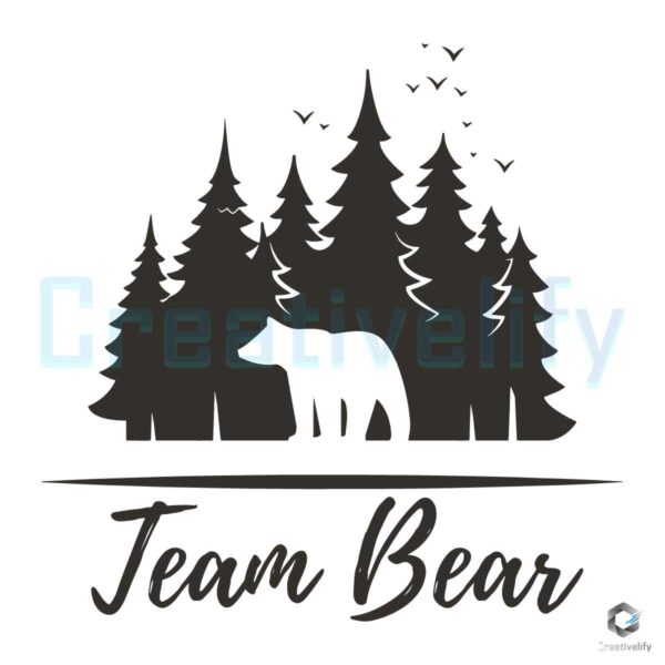Team Bear I Choose The Bear Feminist SVG