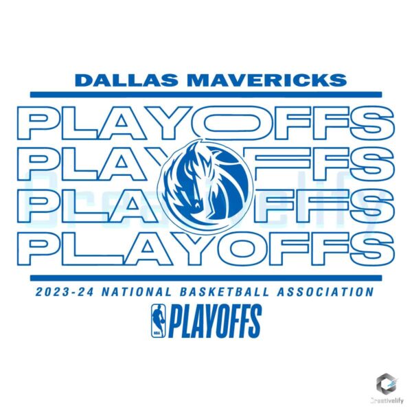 Dallas Mavericks 2024 NBA Playoffs SVG File