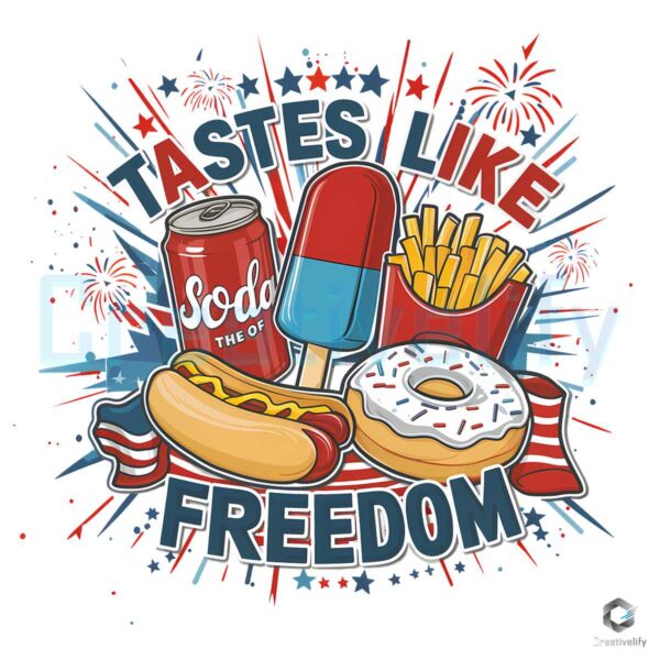 Tastes Like Freedom Party In The USA PNG
