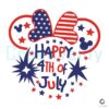 Fourth Of July Minnie Ears Disney SVG