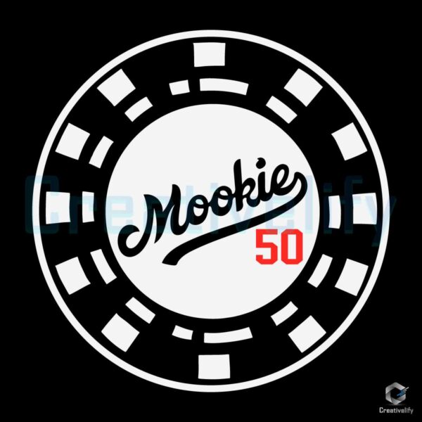 Bet On Mookie 50 Los Angeles Dodgers SVG