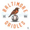 Baltimore Orioles Baseball Est 1954 Vintage SVG