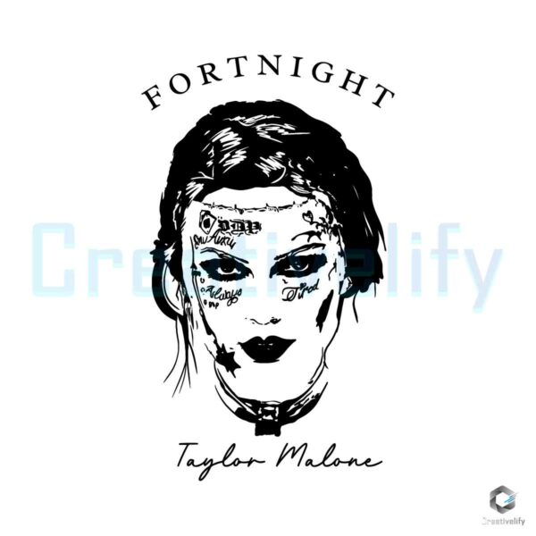 Fortnight Taylor Swift Malone Tattoos SVG