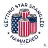 Getting Star Spangled Hammered Patriotic PNG