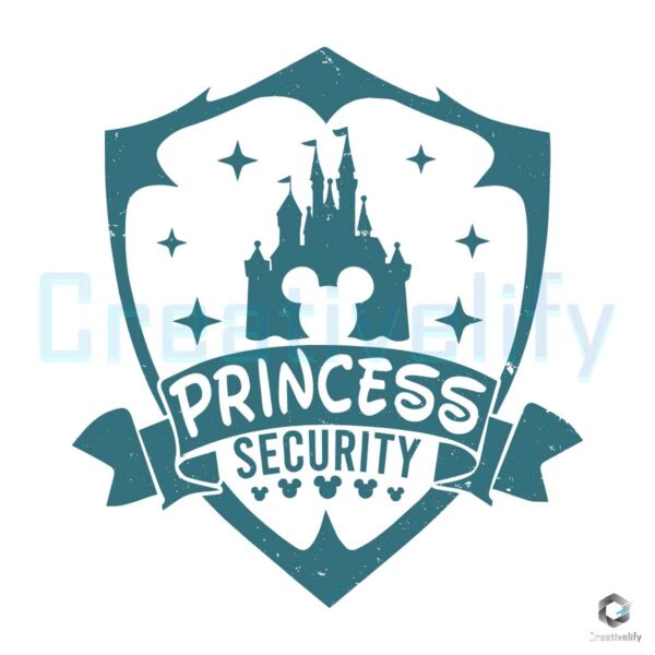 Disney Dad Princess Security Fathers Day SVG