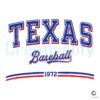 Texas Rangers MLB Baseball 1972 Vintage SVG