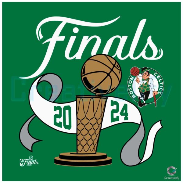 Finals 2024 BNA Basketball Boston Celtics SVG