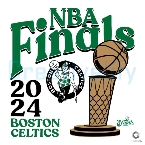 Finals 2024 Boston Celtics Basketball SVG