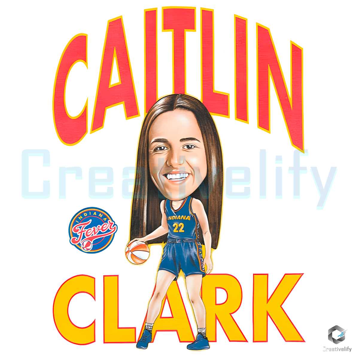 Indiana Fever Caitlin Clark WNBA PNG File