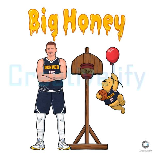Big Honey Nikola Jokic Denver Nuggets Player PNG